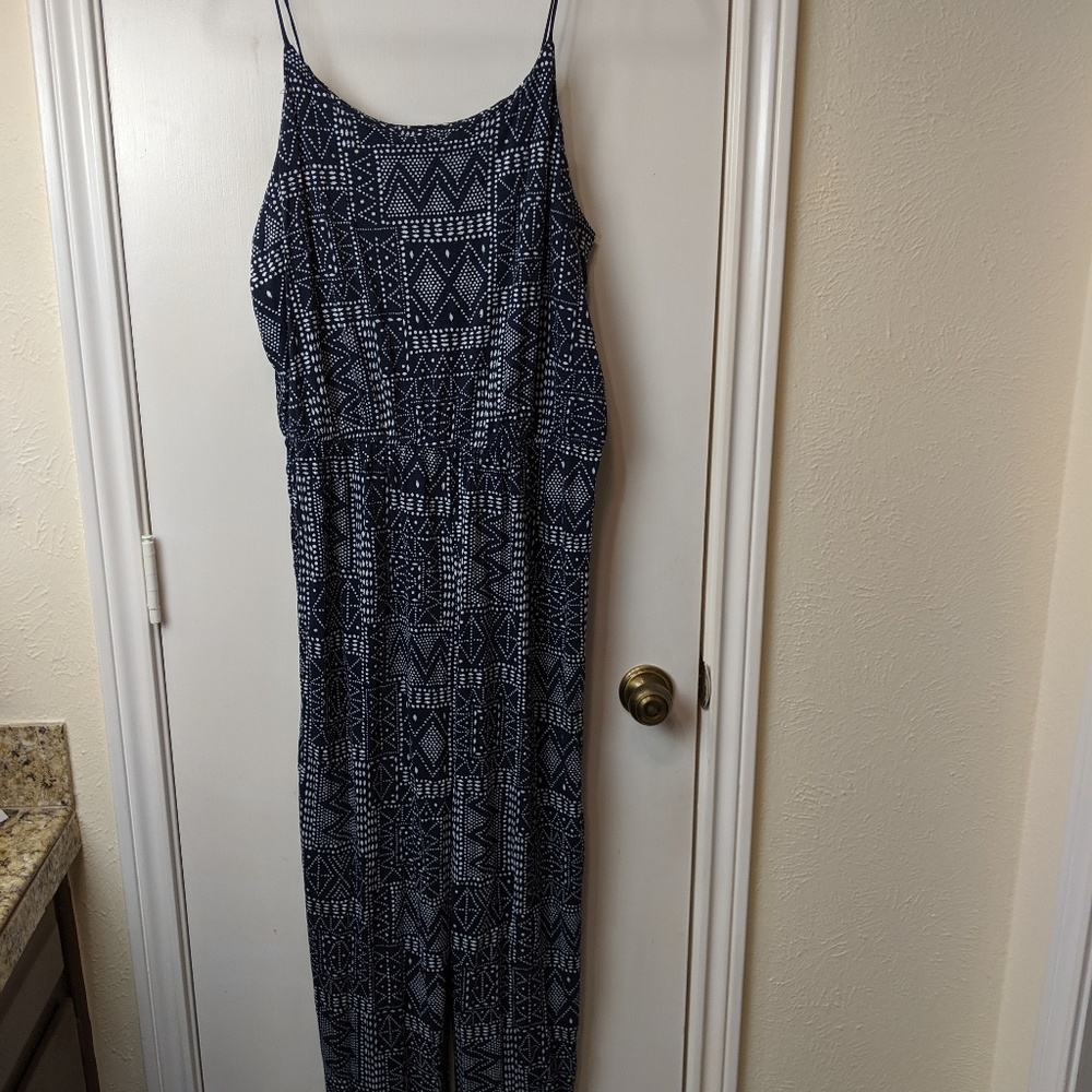 H&M Blue & White Romper / Sz L